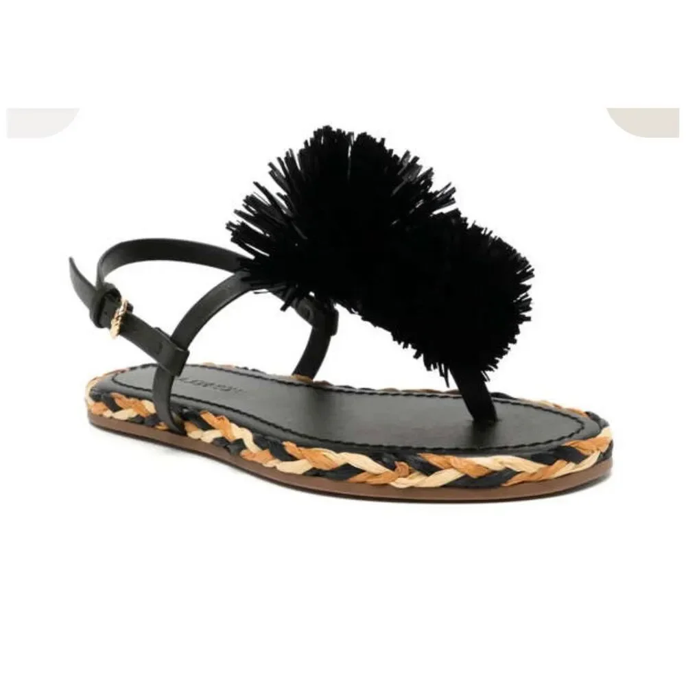 Ulla Johnson INGRID ESPADRILLE in NOIR NWB Size 38